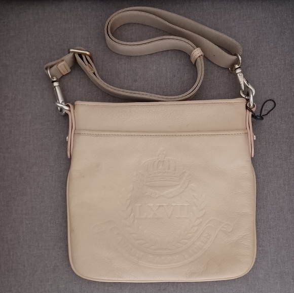 Lauren Ralph Lauren Handbags - Lauren Ralph Lauren Peach Leather Crossbody bag